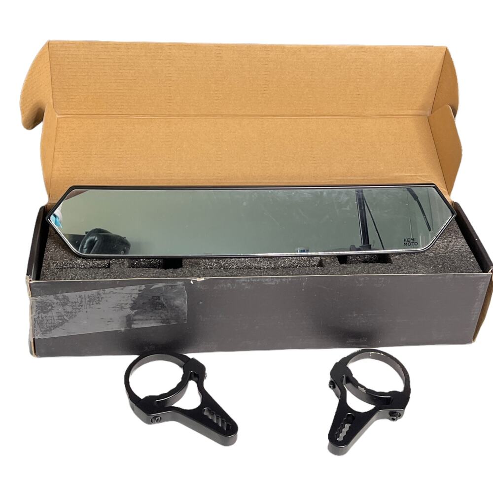 Kemimoto UTV 1.65"-2" Adjustable Rear View Mirror